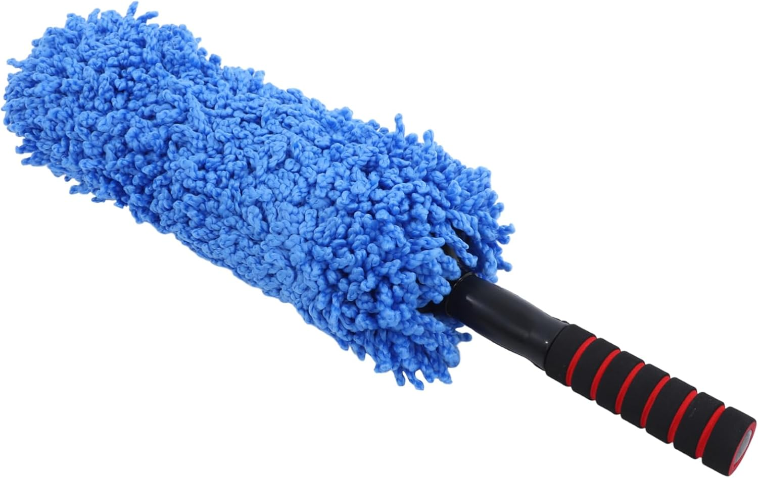 AKOOSY Car Duster Brush Microfiber Soft round Head for Interior and Exterior Dust Cleaning Blue, Automotive Dust Duster for Car Dash and Surface Cleaning image number 4