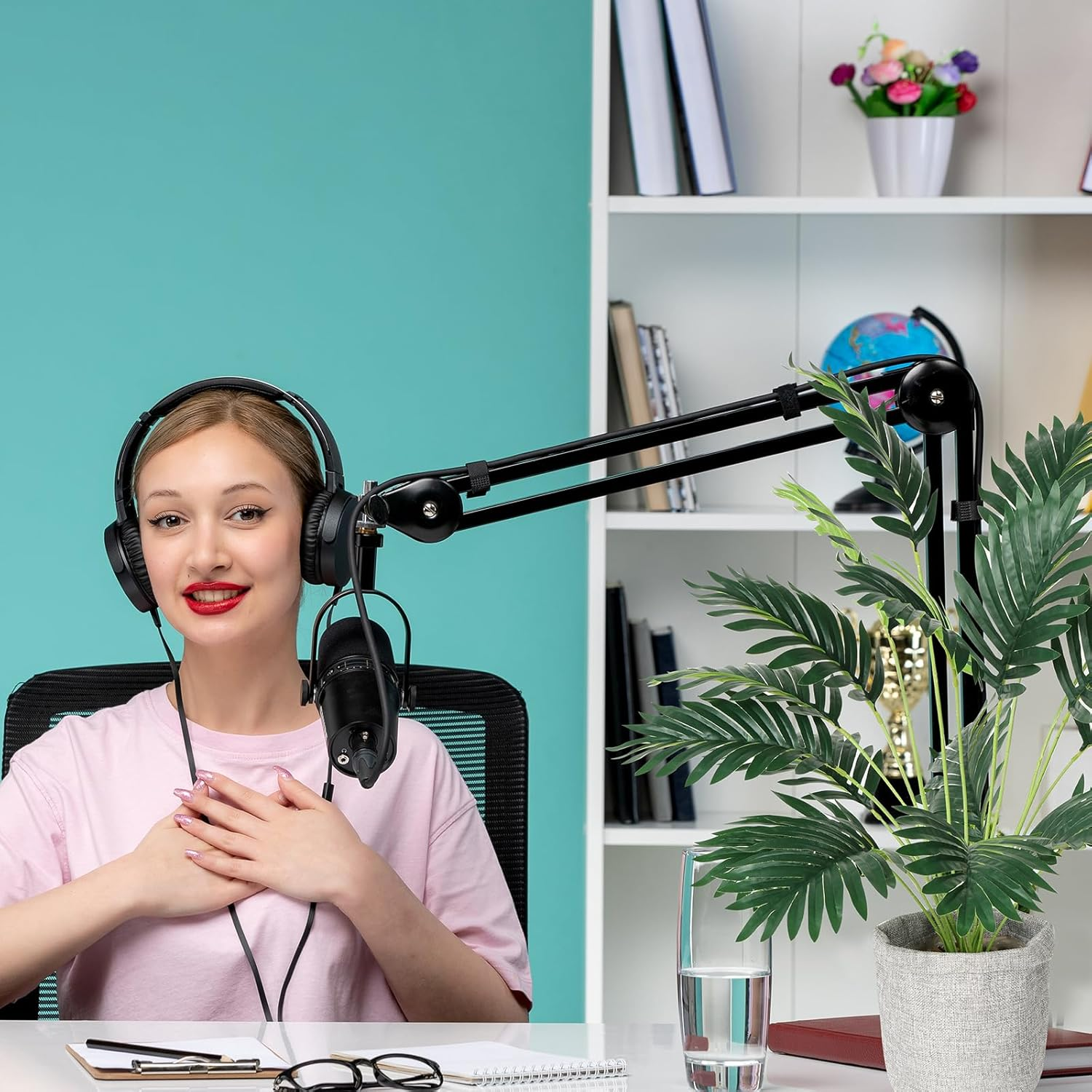 Artificial Areca Palm and Monstera Deliciosa Plants in Hessian Pot, 2-Pk, Large UV Resistant Fake Plants with Realistic Leaf Texture, Indoor Artificial Plants for Home Decor, 65Cm High, Fade Resistant image number 1