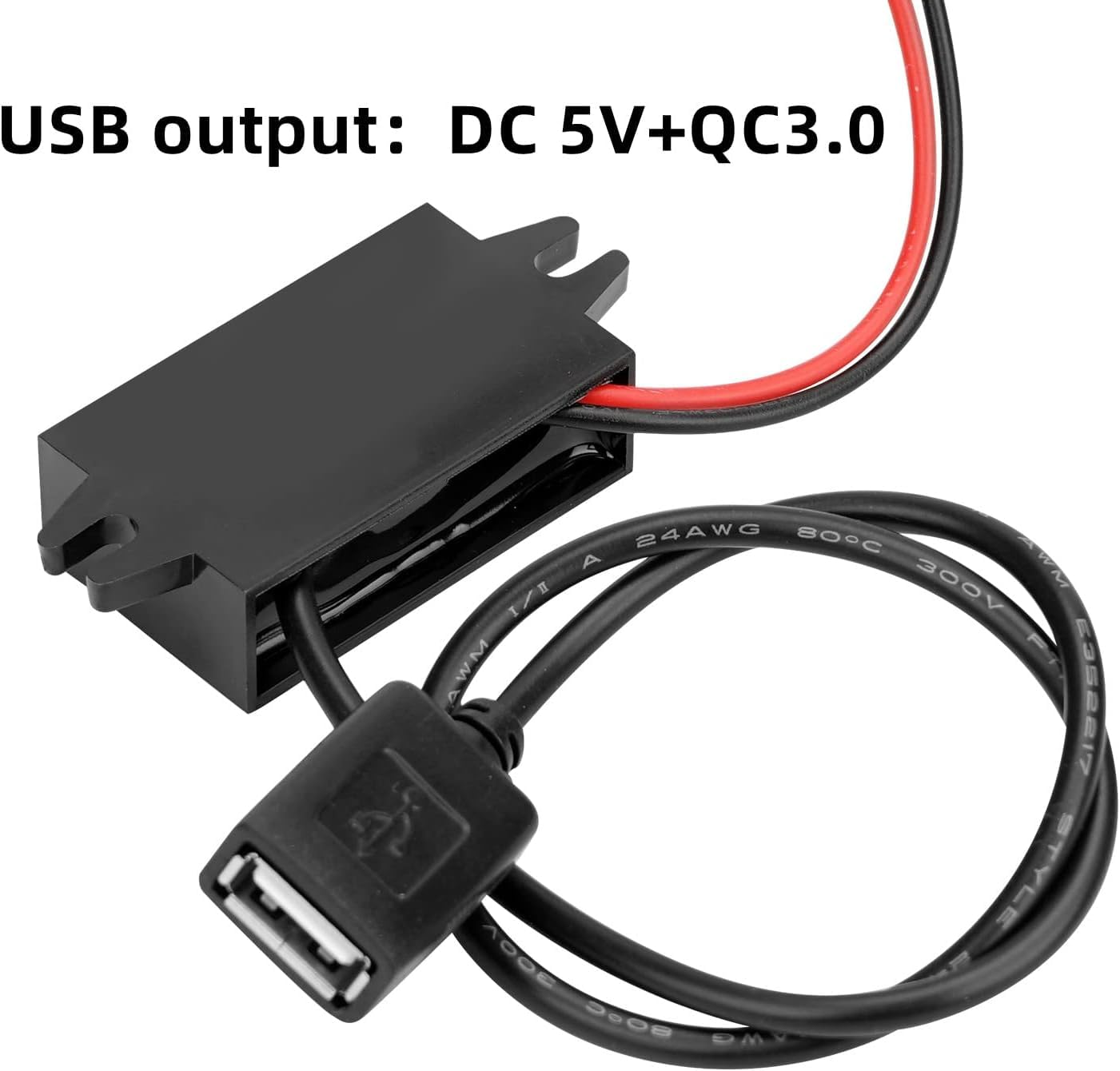 Quick Charge QC3.0 DC 12V/24V to 5V 3A USB Buck Charging Module Step down Voltage Regulator Car Power Converter Adapter (03-USB) image number 6