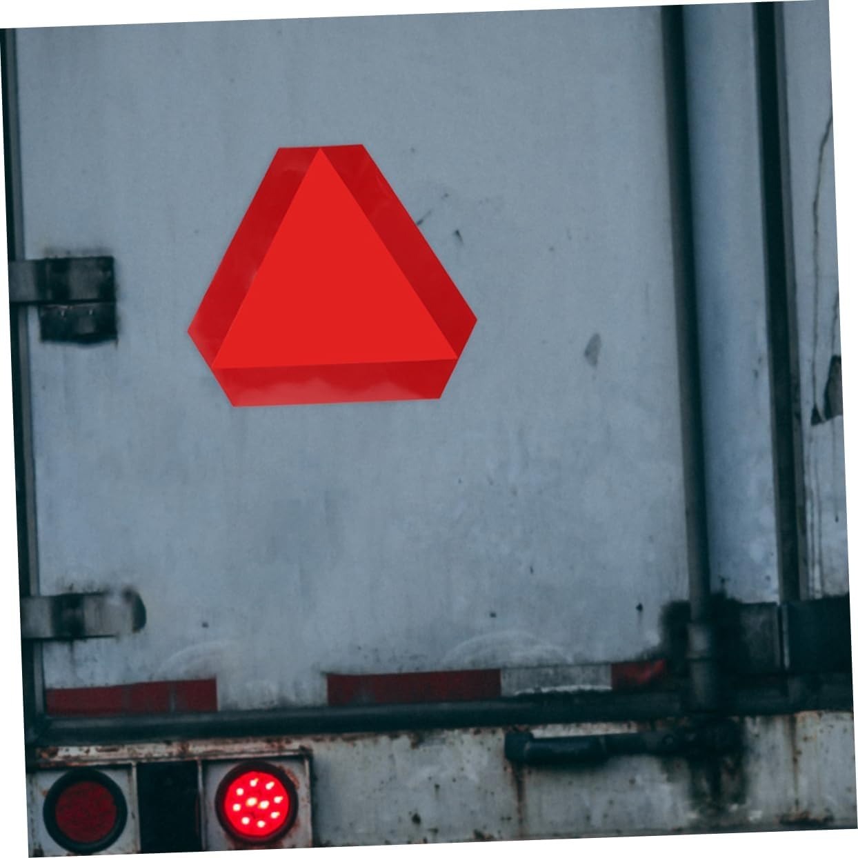 Anneome 2Pcs Car Warning Triangle Reflective Slow Moving Sign for Trailer Vehicle Safety image number 2