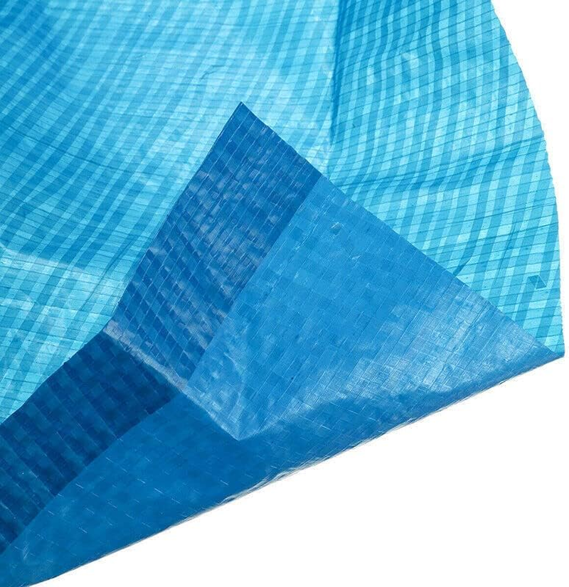 AIMALL round Swimming Pool Cover Lot for Garden Outdoor Paddling Family Pools, Durable PE Material, Blue image number 6