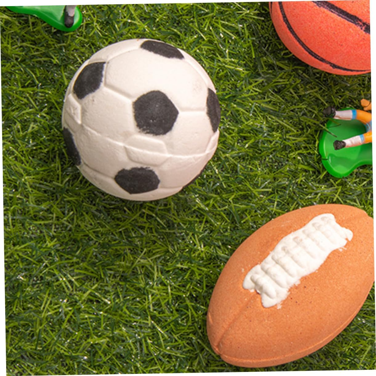 IWOWHERO Essential Oil Bath Salt Football Shape Natural Skin-Friendly Bathing Set for Relaxation image number 1
