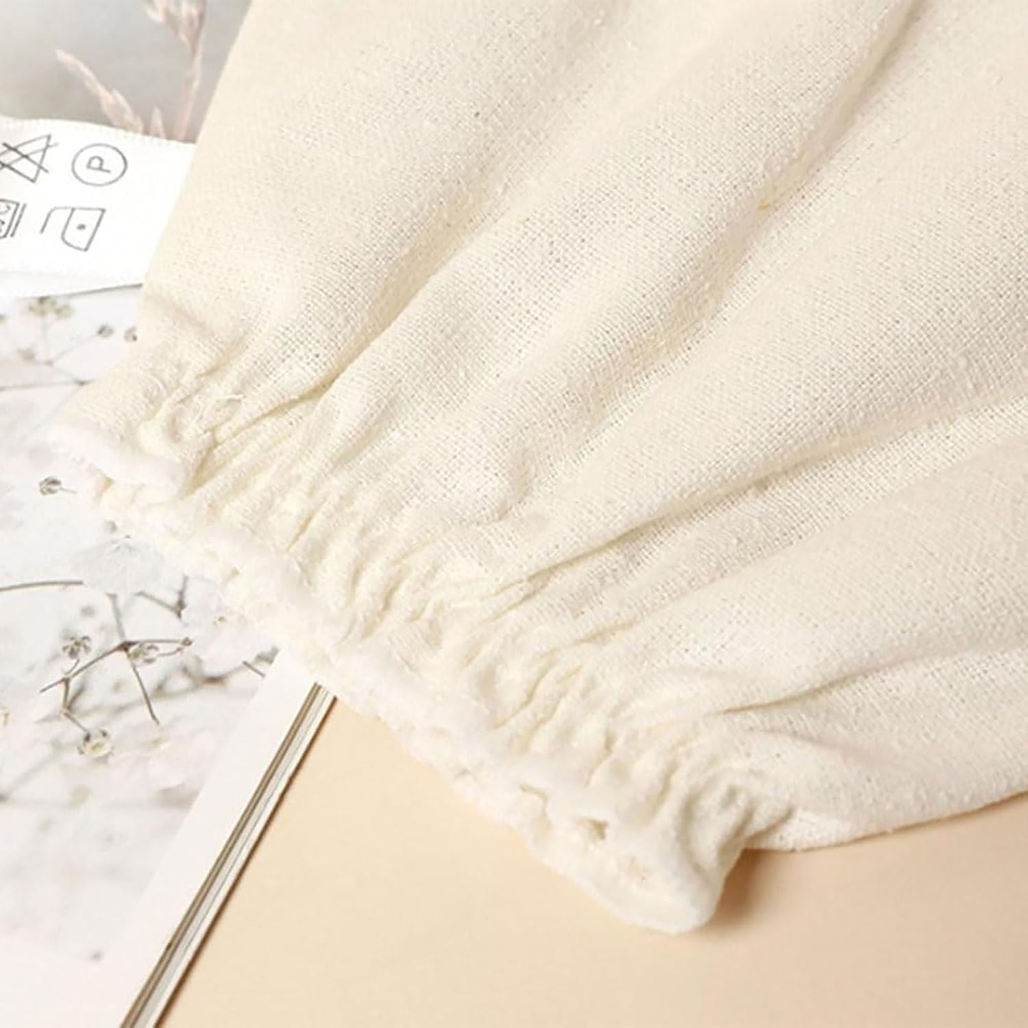 Garshana Gloves Raw Silk, Garshana Glove Raw Silk Massage Gloves Ayurvedic Massage, Silkgloves for Dry Brushing for Spa Bath Scrubbing Dry Brushing for Women & Men, Can Be Used on the Whole Body (2,Pcs) image number 5