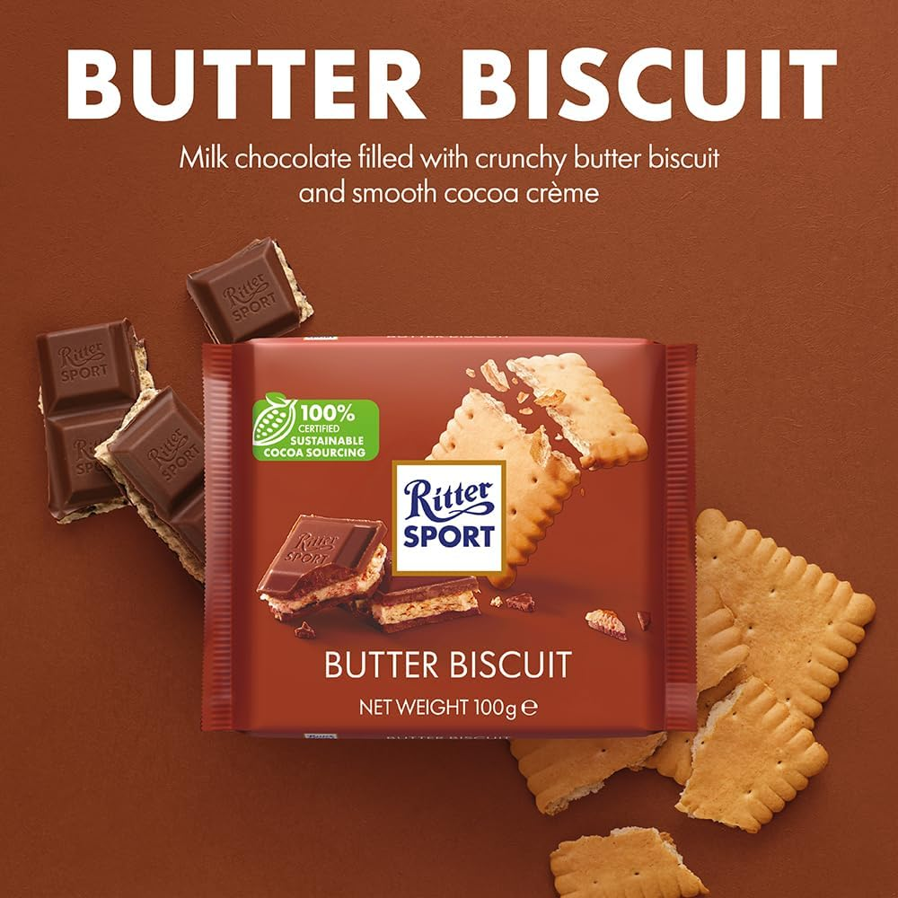 Ritter Sport Butter Biscuit 100 G (Pack of 11) image number 2