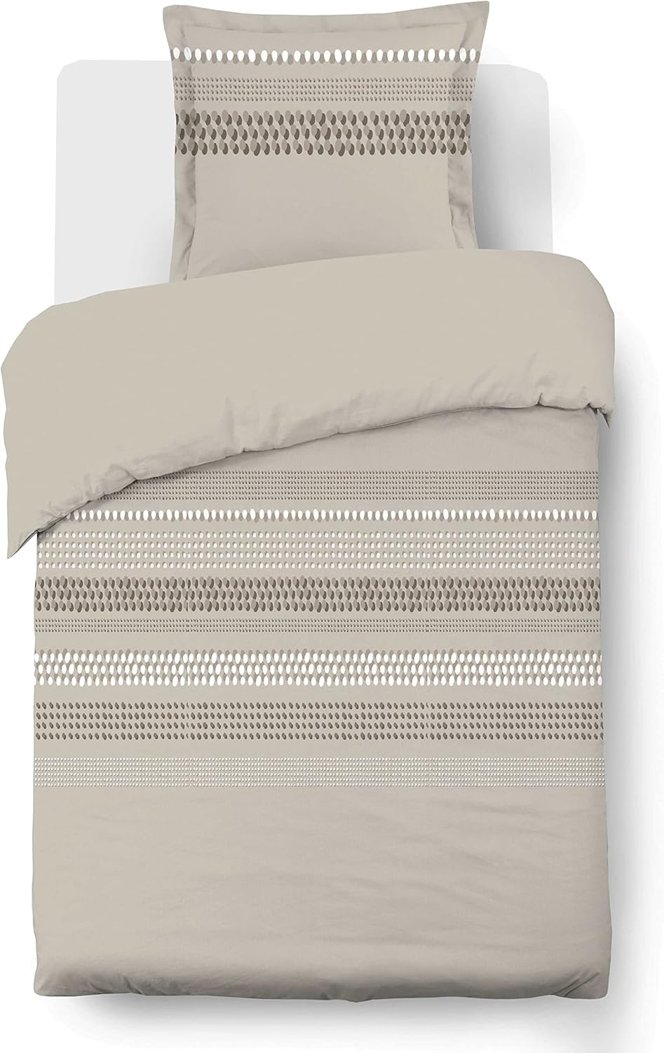 Vision - Anthony Bed Linen - Duvet Cover 140 X 200 Cm with 1 Pillowcase 65 X 65 Cm - 100% Cotton image number 3