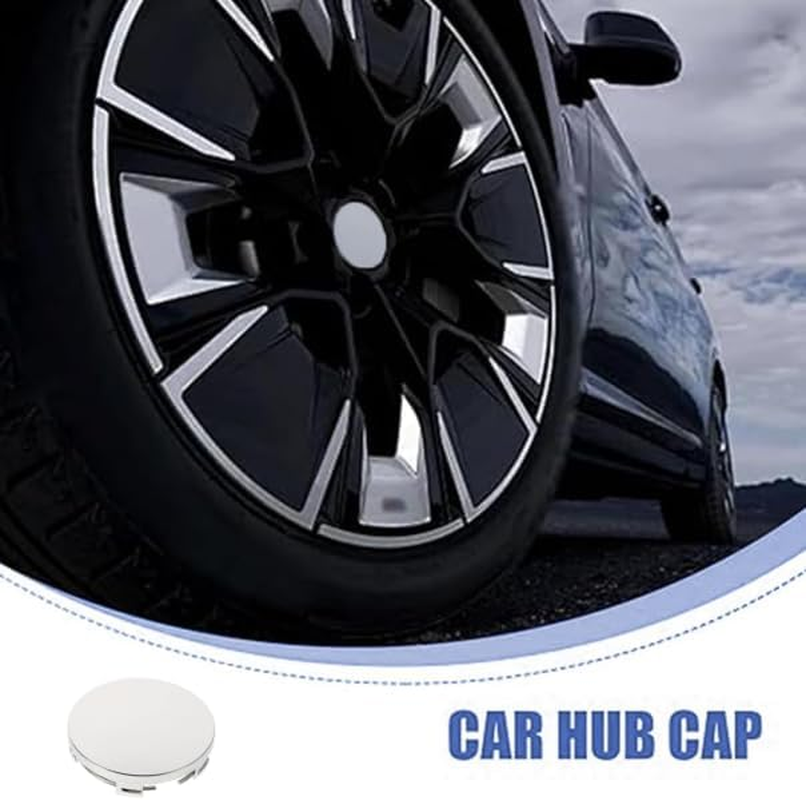 Fokmuaex 4PCS Wheel Center Caps - Premium Car Hub Cap Covers Set for Alloy Wheel Modification & Decoration, Universal Fit Replacement Accessories image number 1