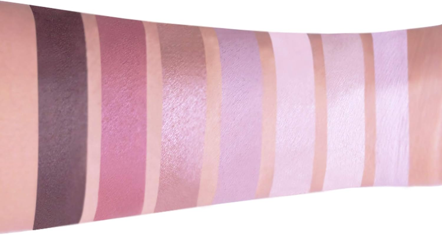 Klara Cosmetics New York Eyeshadow Highlight Palette Rosegold Shimmer Glitter Sparkle Luxury Versatile Crease-Free Easy-Blend Long Lasting Full Color Pigment - Paris image number 5