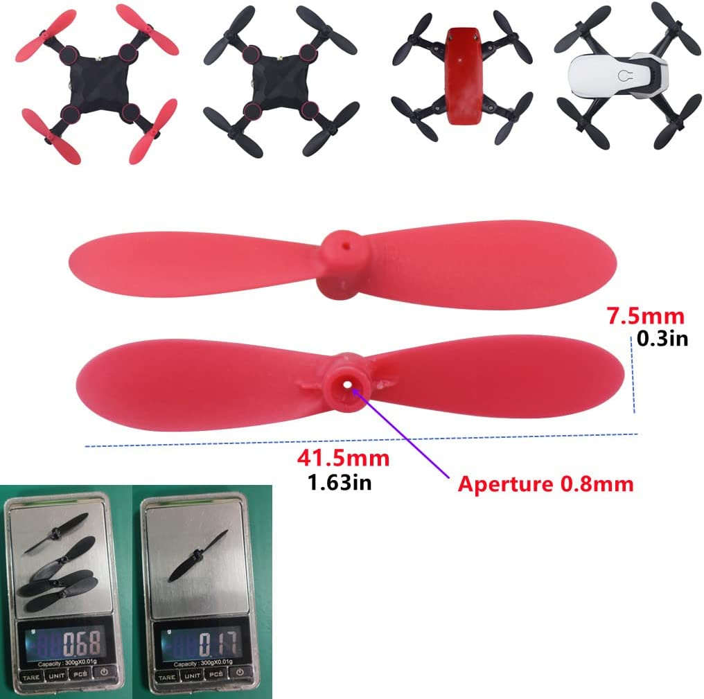 24PCS Drone Propeller for HS190 901HS 901S 901H X300C LF606 SG800 E61HW S9 Mini Quadcopter Remote Control Drone Blade Accessories image number 6