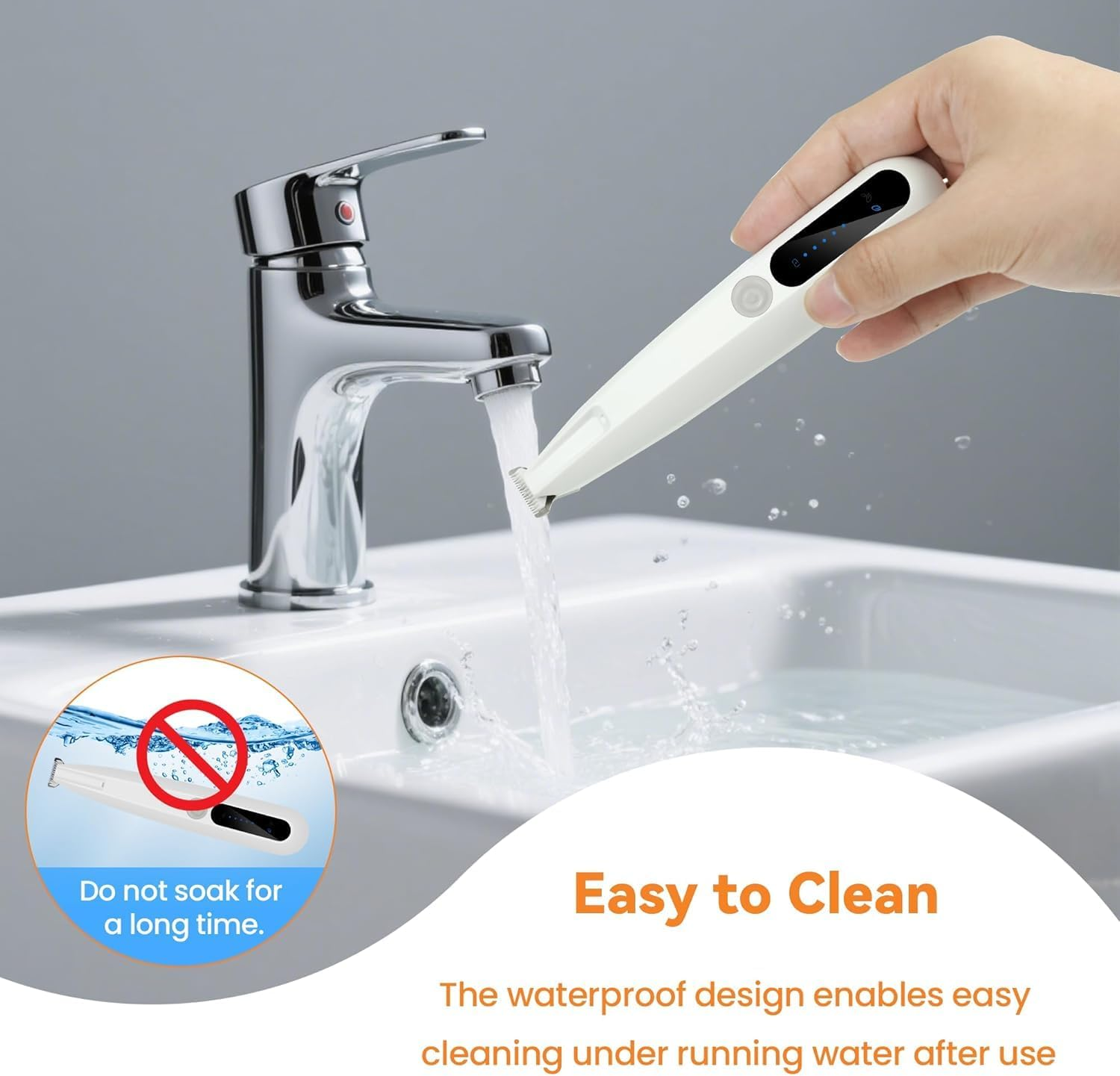 Dog Paw Trimmer,Dog Clippers with LED Display for Small Dogs & Cats,Rechargeable Pet Paw Trimmer, 45Db Low Noise Cordless Pet Shaver for Dogs Cats Paws, Eyes, Ears, Face, Rump image number 3