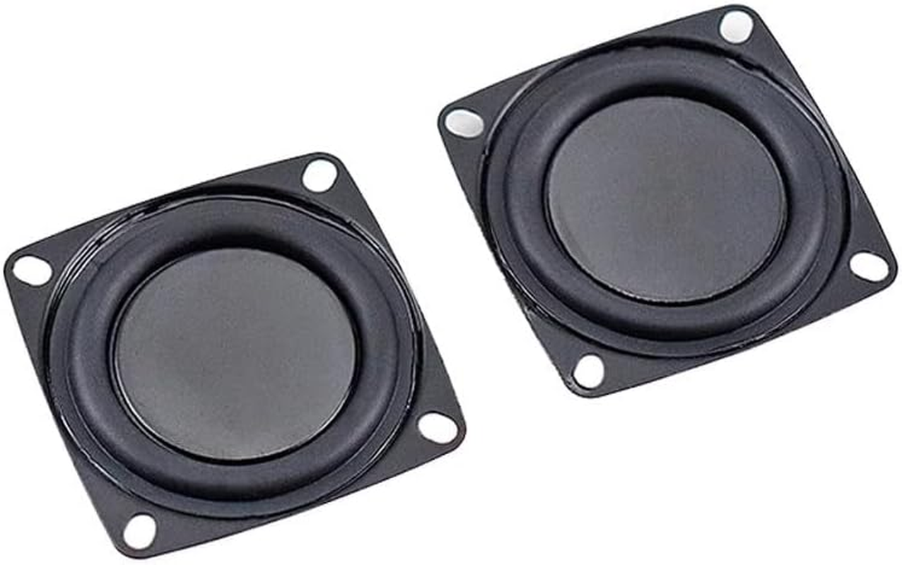 Ccecce 2 Pack 4 Inch Woofer Vibrating Membrane Iron Rubber Vibration Diaphragm Plate Replacement Passive Radiator Film for Bass Speaker Subwoofer Loudspeaker Audio DIY Repair image number 2