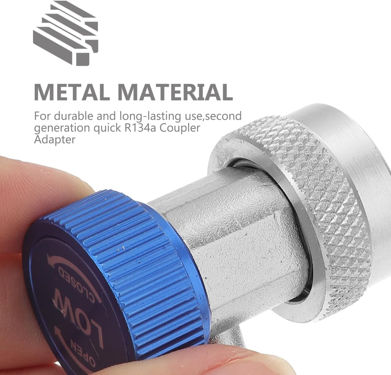 Sherchpry Car Air Conditioning Tool Set R134A Quick Coupler Adapter Automotive Ac Fittings Metal Sae Connector for Vehicle Aircon Hose Maintenance image number 4