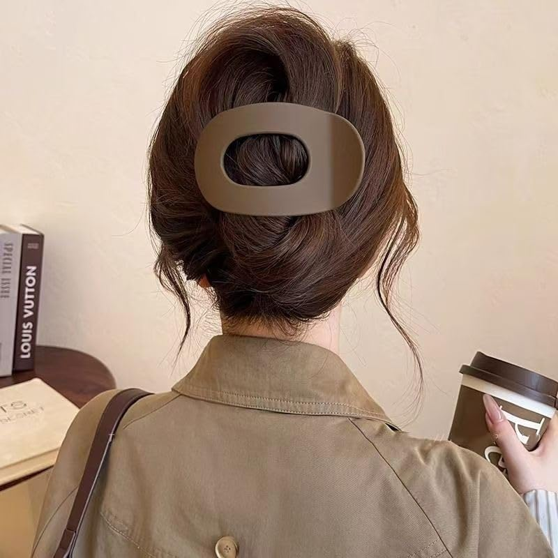 4Pcs Flat Hair Clips - Duck Bill Clips for Women, Stylish Thin Hair Clips with Strong Hold image number 5