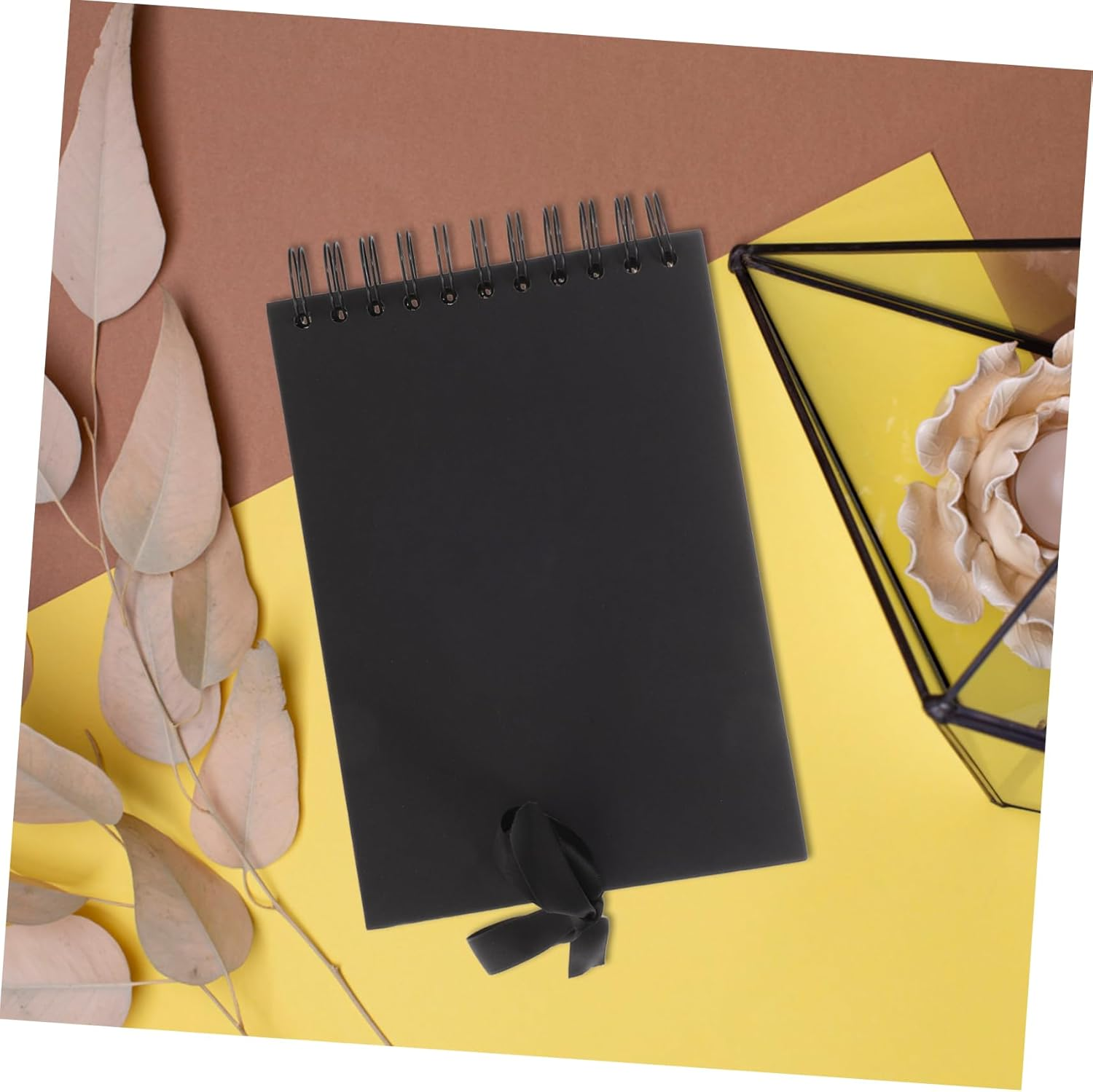 IMIKEYA Scrapbook Album Photo Album Scrapbook Silk Ribbon Decor Handmade for Wedding Birthday image number 2