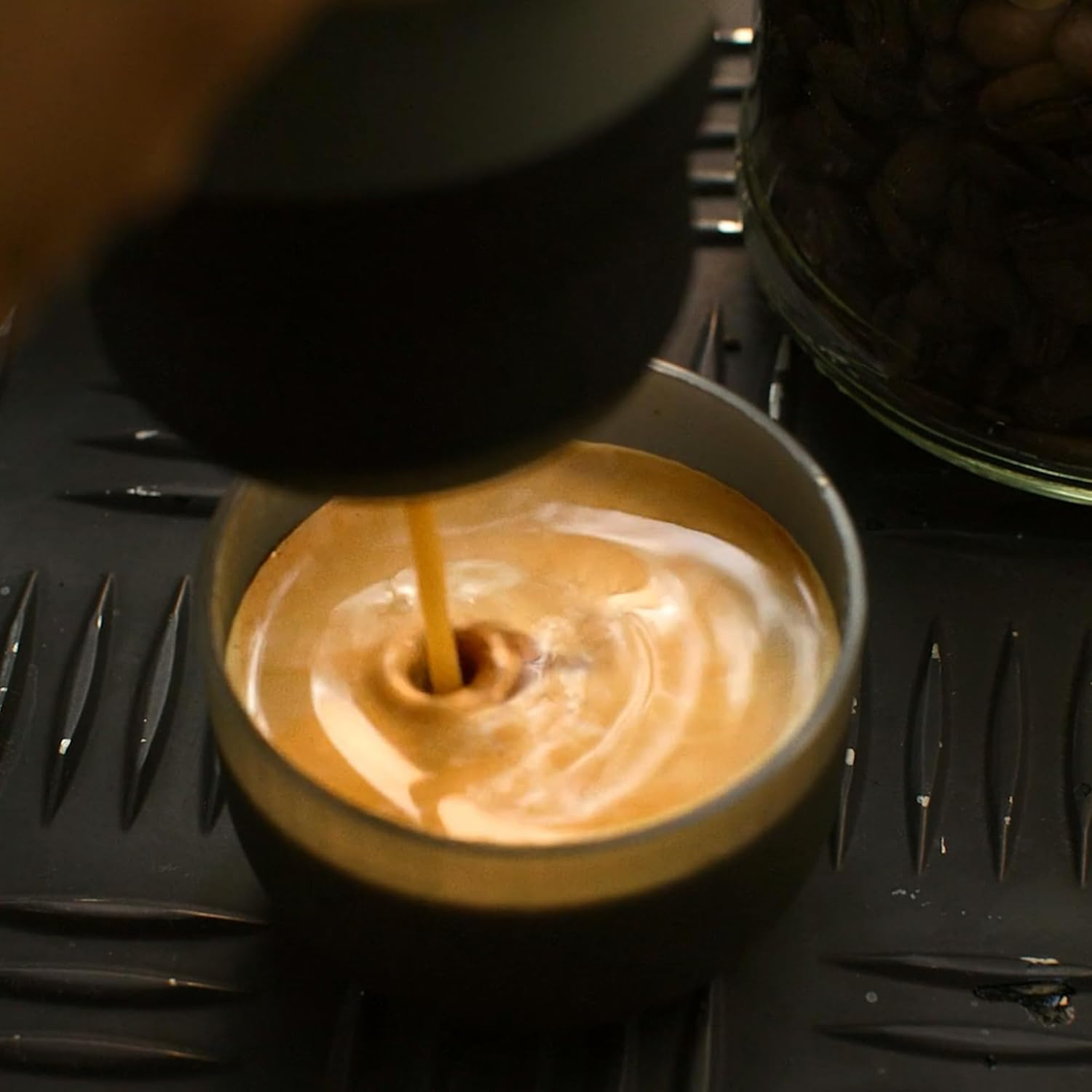 WACACO Minipresso GR2 Espresso Machine Compatible Ground Coffee, Portable Coffee Maker 18 Bar Manually Operated, Espresso Maker on the Go,Ultra-Small for Travel Camping Fishing Climbing Riding image number 3