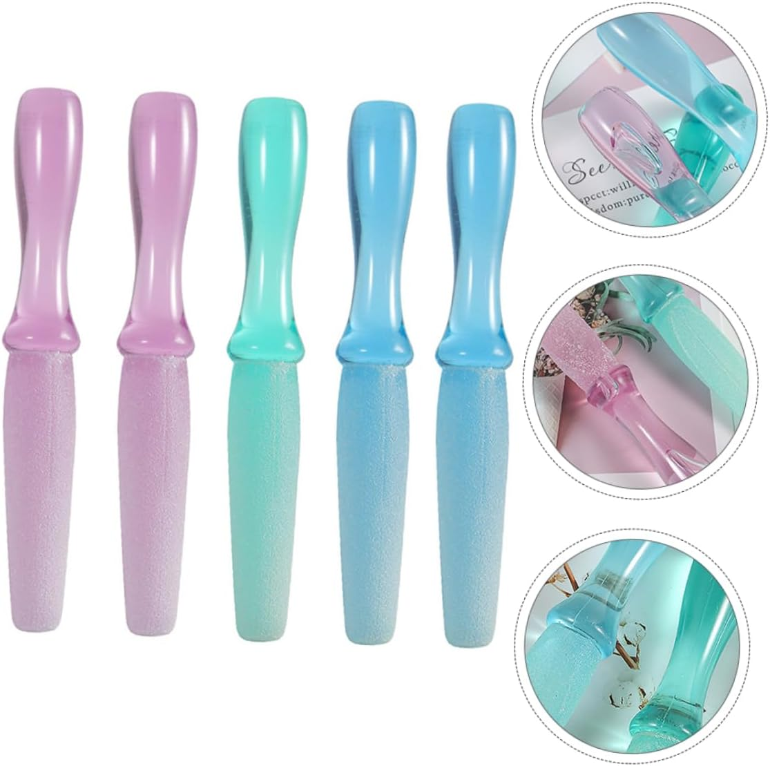 5Pcs Foot File Pedicure File Plastic Dead Skin Remover Callus Remover for Foot Care Rasp Use in Shower Bath image number 4