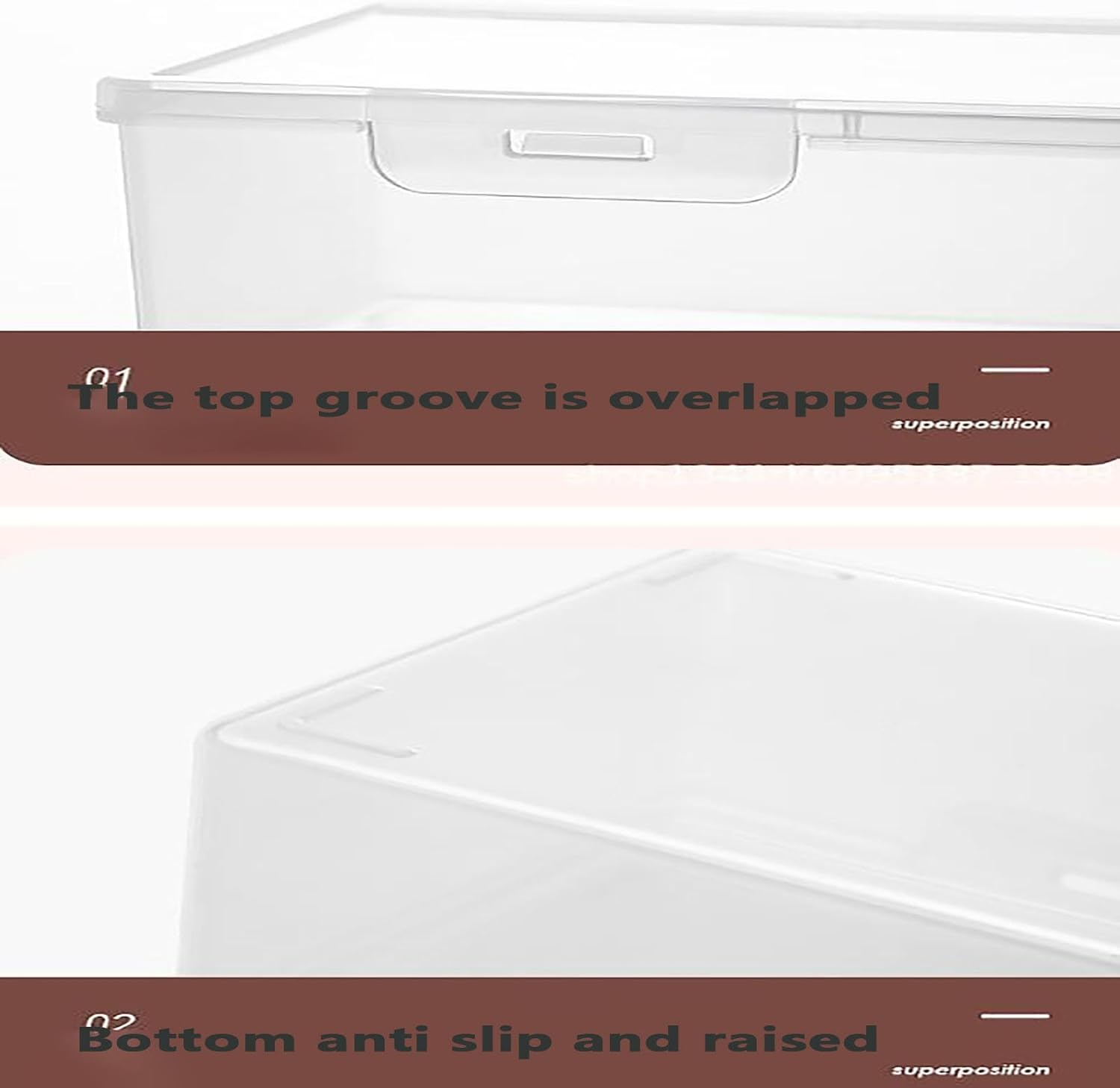 SYGELER 2-In-1 Transparent Travel Cotton Swab Dental Floss Box - Dust-Proof Multifunctional Storage Box (Cotton Swab/Headband/Dental Floss Swab) Portable Toileting Tool