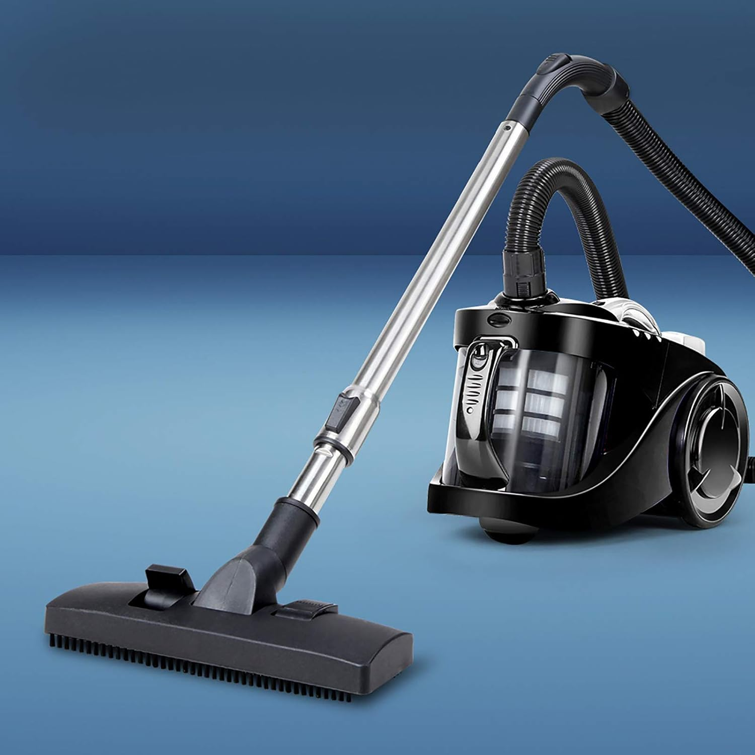 Devanti Vacuum Cleaner Strong Suction Handheld Hand Held Vacuums Bagless 2200W Cyclone Cyclonic Car Cleaners Home Red Compact Dustbuster Sweeper Dust Buster Portable for Car Stairs