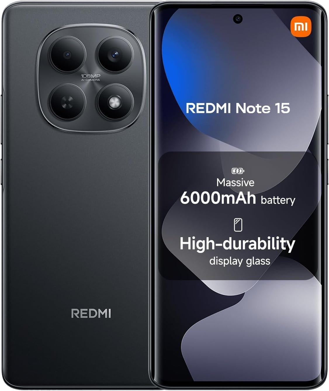 Xiaomi Redmi Note 15 Pro 5G, Smartphone 8+512GB, Powerful 6580Mah Battery, IP66/IP68, New 200MP Camera, 6.83-Inch 1.5K AMOLED Display, Glacier Blue, 2 Years Warranty, Charger Not Included