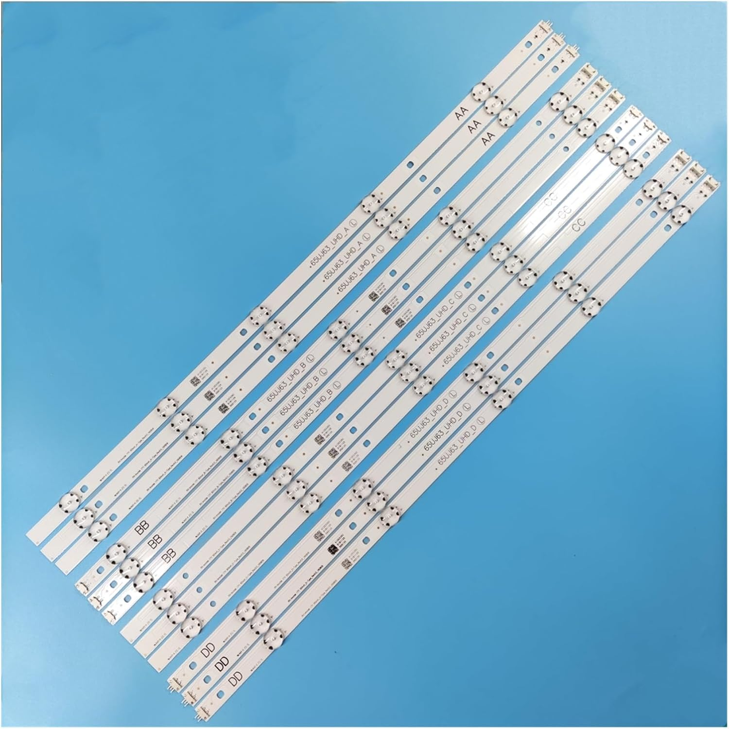 12 Pcs/Set LED Backlight Strip for 65UK6100PLB 65LG63CJ-CA 65UJ6100 65UJ630A 65UJ630Y SSC_65UJ63_UHD_ D 65UJ6300 65UJ630V image number 4