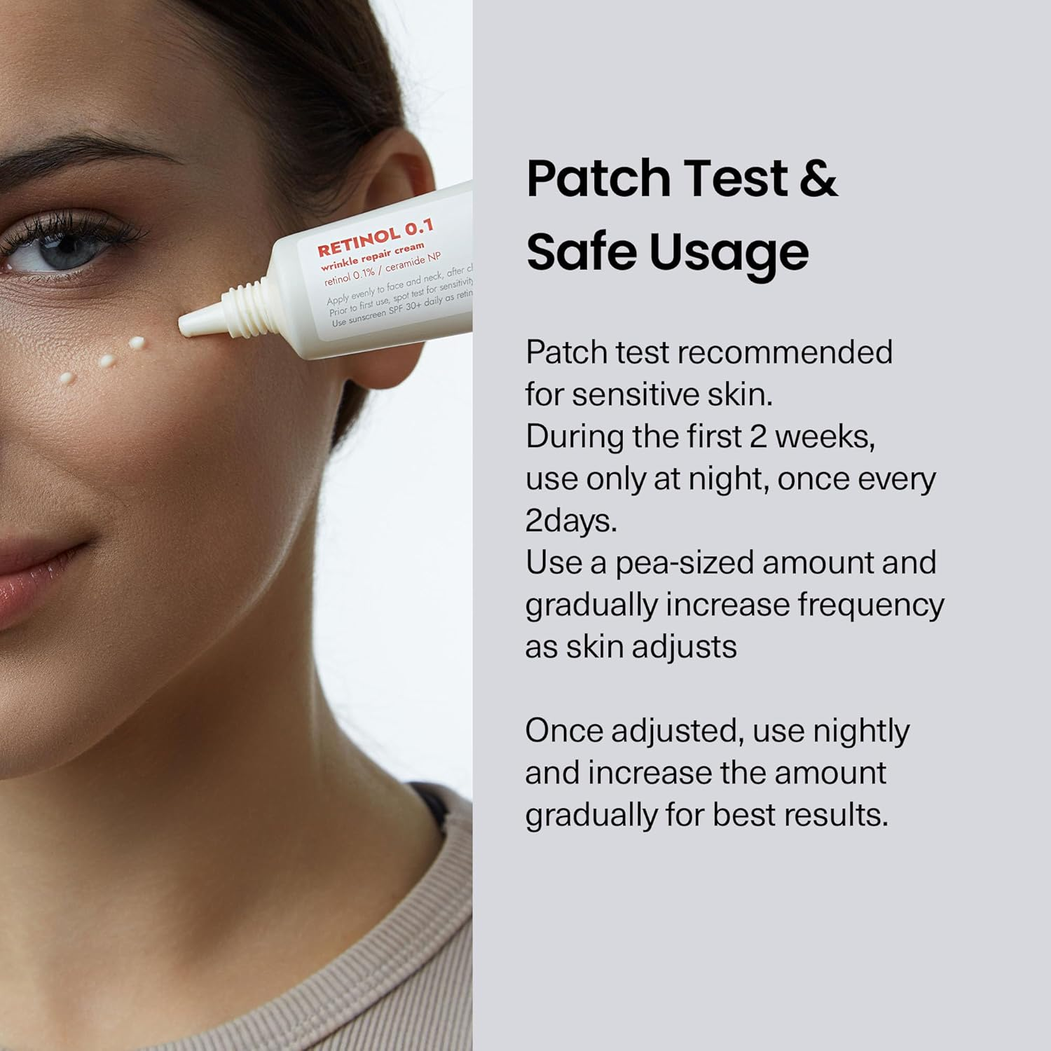 FRANKLY Retinol 0.1% Cream, 1.01 Fl Oz - Beginner Retinol | Night Cream | with Ceramides & Natural Ginseng | Anti-Aging, Wrinkles Care, Reduces Congestion and Hyperpigmentation | Korean Skin Care