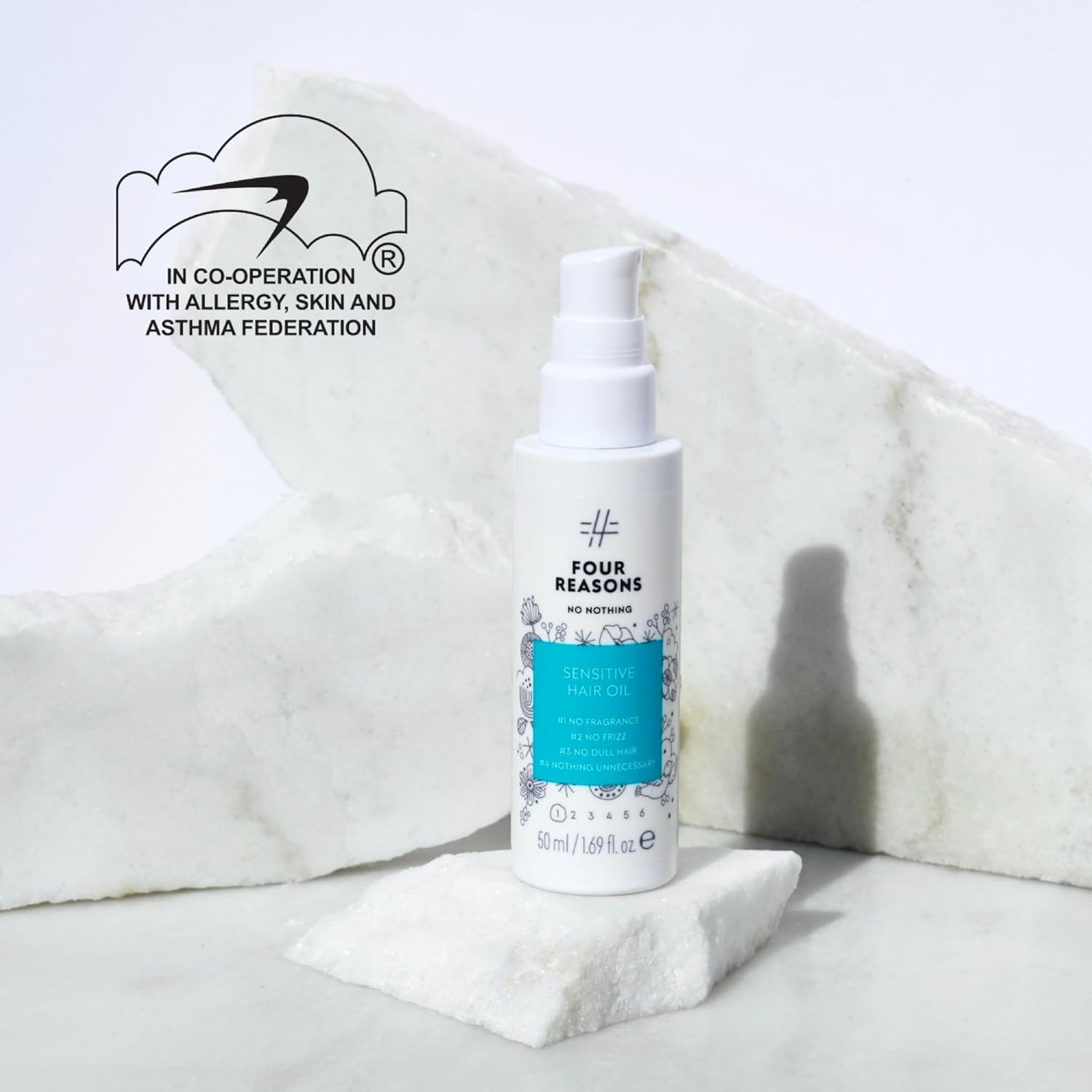 No Nothing Hair Oil - Weightless Vegan Hair Serum for Curly, Frizzy, Damaged or Dry Hair. Smoothing anti Frizz Hair Care Control Products. Paraben and Sulphate Free, Fragrance-Free image number 4