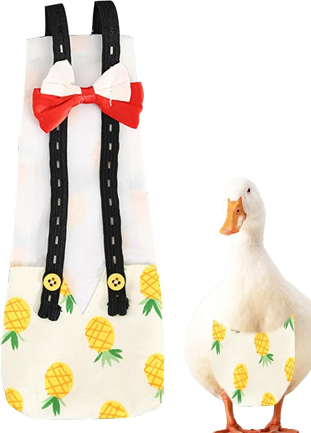 Chicken Diapers - Pet Chicken Diaper | Washable Pet Chicken Diapers, Adjustable Duckling Diapers Clothes with Bow Tie for Poultry