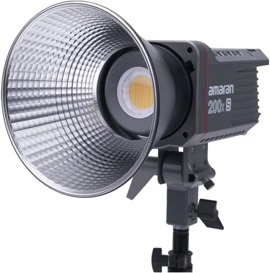 Aputure Amaran 200X S 200Xs 200X-S 200W Bi-Color LED Video Light, DC/AC Power Supply, Bluetooth App Control, CRI95+ TLCI98+, 9 Lighting Effects for Filmmaking Studio Photography (200X Upgrade 2023) image number 2
