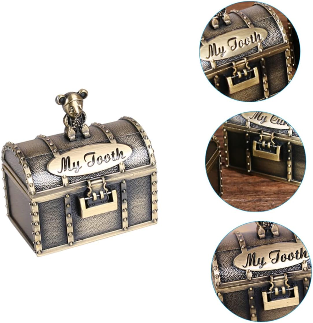 2Pcs Milestone Keepsake Box Tooth Storage for Boys and Girls Essential for Christmas Birthday image number 1