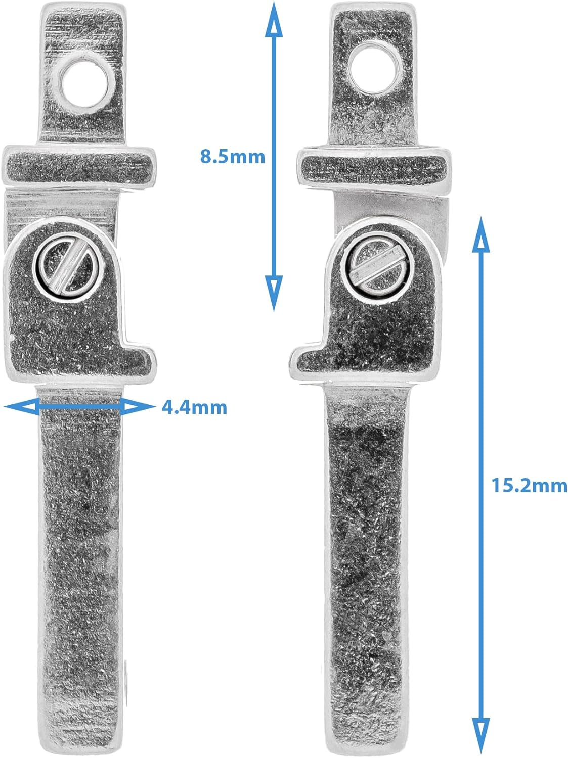 2 Set 4Pcs 2.5Mm Stainless Steel Universal Barrel Spring Hinge Assembly Eyeglass Frame Glasses Replacement Part - Optical Insert Eye Wear Specs Repair Screw in Temple Joint Spectacles Bracket image number 5