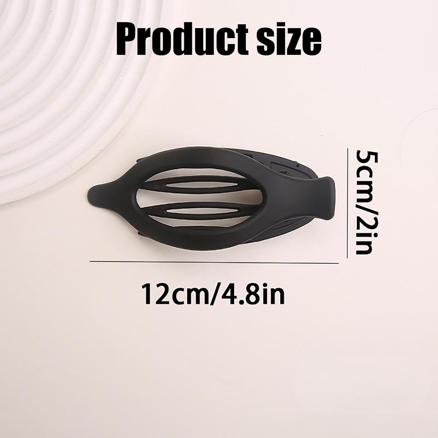 Dinghaole 6 PCS Hair Claw Clips for Women &ndash; Flat Non-Slip Grip, Comfort Fit for Thick Hair, 2 Styles & 6 Colors, Perfect for Daily Use, Sleeping & Driving image number 2