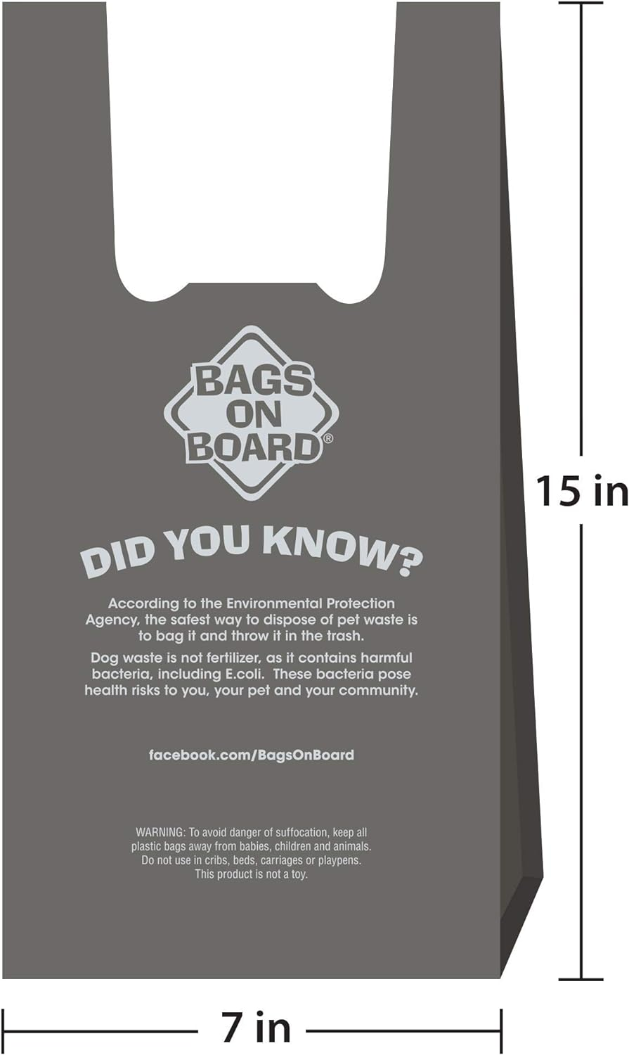 Bags on Board Dog Poop Bags | Extra Thick Waste Pickup Bags with Easy Tie Handles | Easy Dispensing Drawer Pack | 200 Count image number 5