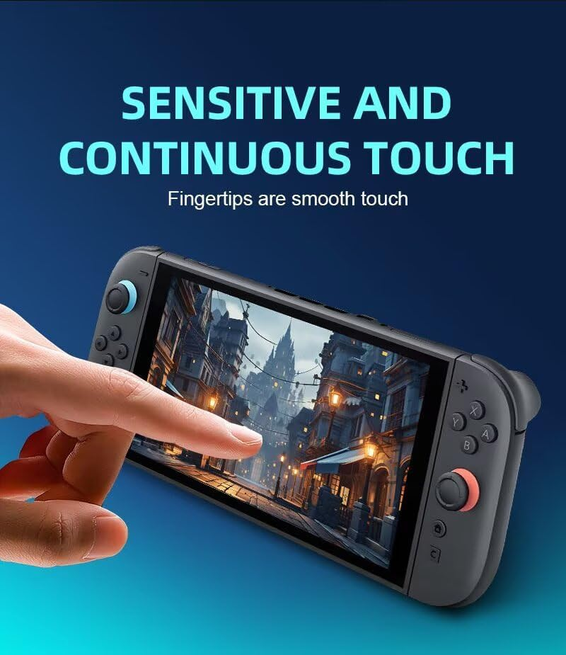 LEZOOY 2 Pieces 2025 Latest Switch2 Screen Protector Tempered Glass Protective Film with Dustproof Case Suitable for Latest Nintendo Switch2 Scratch-Resistant HD Transparent image number 4