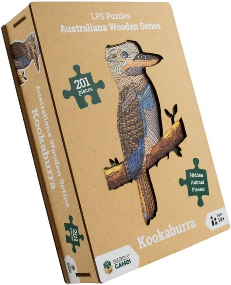 Let'S Play Games Australiana Series 01 Kookaburra LPG Wooden Puzzle image number 1