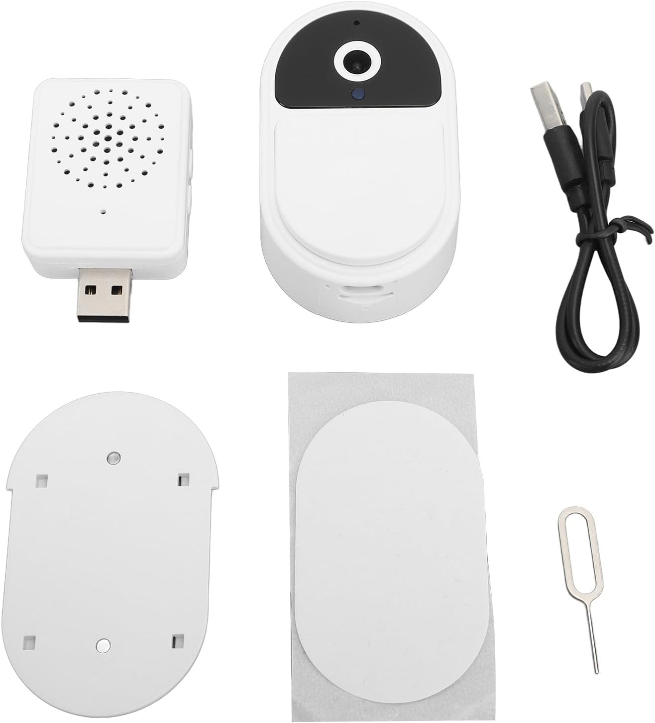 Video Doorbell Wifi Wireless Doorbell Camera with Chime, 1080P HD Night Vision 2 Way Audio 90&deg; Wide Angle Home Security Camera System, Supports Cloud Storage, Easy Installation image number 5