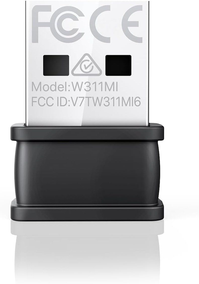 Tenda W311MI Wifi 6 USB Adapter AX300, USB Wifi Dongle for PC, High-Speed 300Mbps, Built-In Antenna, Integrated AP, WPA/WPA2 Security, Compatible with Windows 7/10/11. image number 1