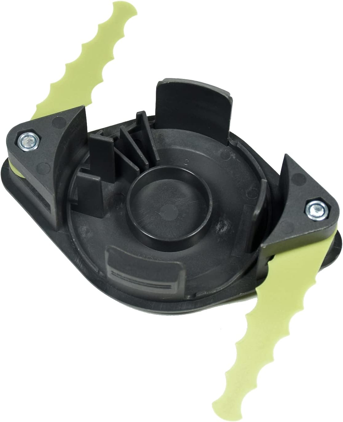 ACFHRL2 Polycarbonate Bladed Trimmer Head Compatible with Ryobi 18V, 24V, and 40V RY40210, RY40210A Strimmers with 12 Quickload Blades