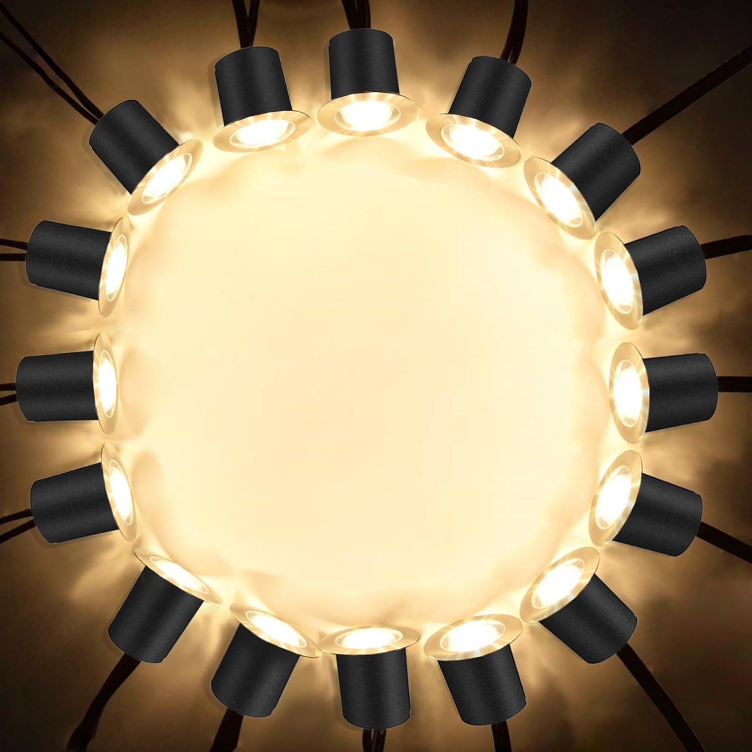 Arotelicht 16Pack LED Deck Lights, IP67 Waterproof Recessed Spotlight with Protecting Shell &Oslash;32Mm, 12V Low Voltage Decking Lights for Outdoor Garden Patio Step Plinth and Indoor Kitchen Floor image number 5