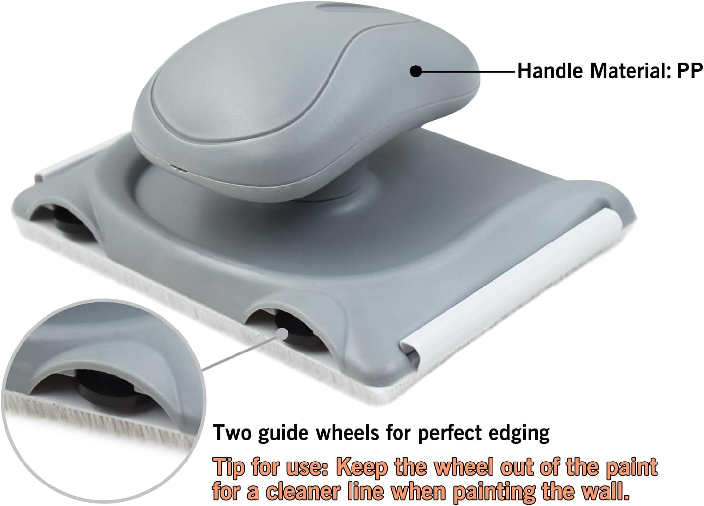 ROLLINGDOG 4" Paint Edger Paint Pad - for Wall and Ceiling Cutting In, Painting Corner and Edges image number 6