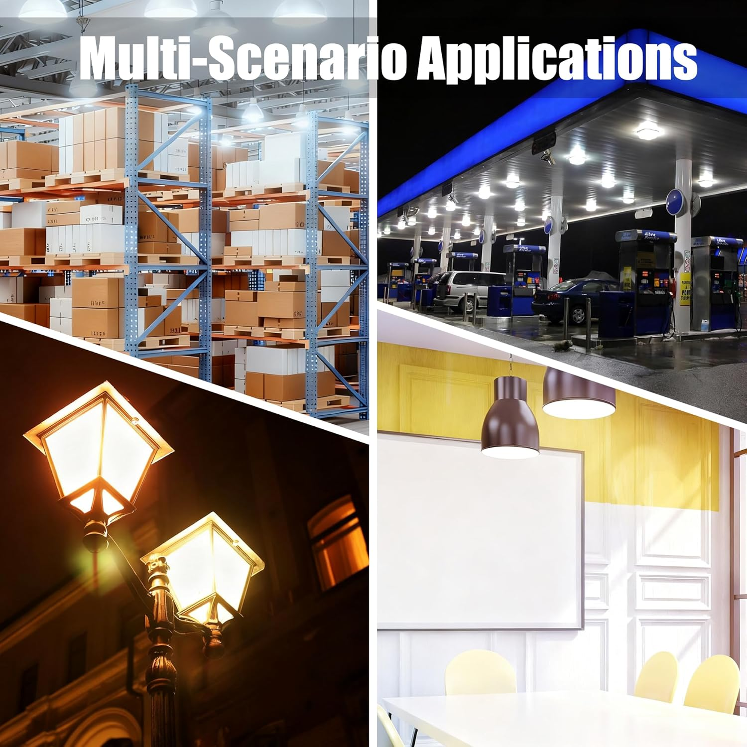 ONIVIB 35W LED Corn Light Bulbs, 4200 Lumens(350W Equivalent), 6000K Cool White E27 LED Corn Light Bulbs for Large Area Lighting, Garage, Warehouse, Factory, Office (2 Pack)