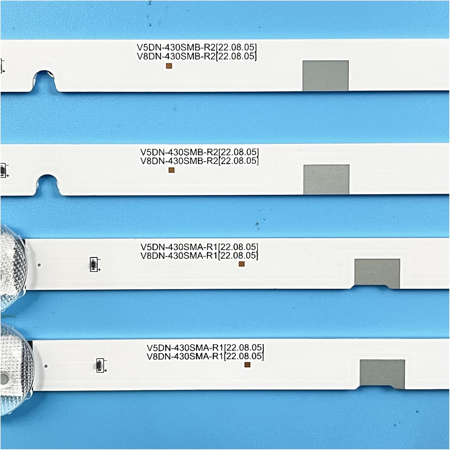 LED Backlight Bar for V8DN-430SMA-R0 430SMB UE43N5300AU UE43N5000 UN43J5290 UN43T5300 BN96-46570A 46571A HG43AD570SJXXZ (Color : Kit 8Pcs for 1 TV) image number 3