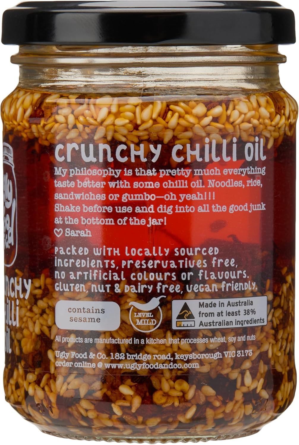 UGLY FOOD and CO - Crunchy Chilli Oil, 250G image number 4