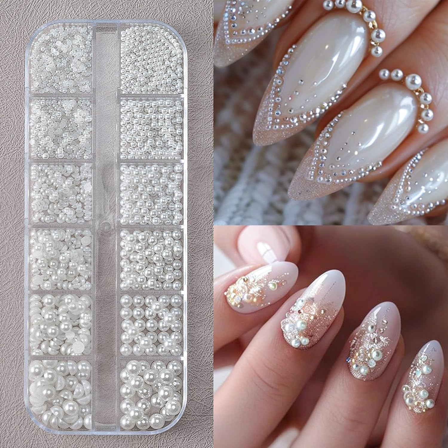Charm Nail | Elegant Nail Design Beads | Durable Nail Supplies for Nomad, Professional, Home and Outdoor Use - Ideal for Girlfriend, Wife, Friend Or