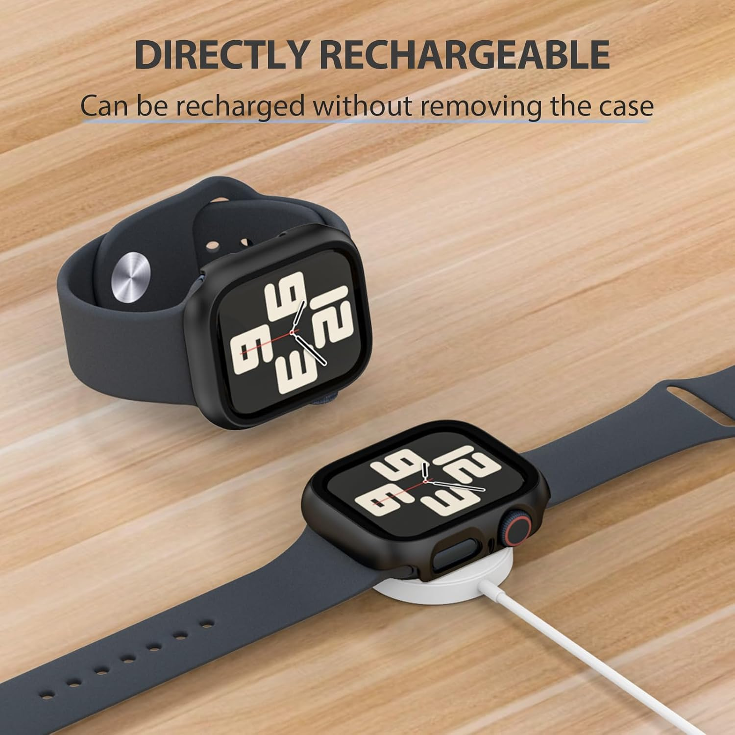 Luyialvals Case for 40Mm Apple Watch SE 3(2025)/SE 2/Se/Series 6/5/4 with Tempered Glass Screen Protector,Protective Bumper and Slim Face Cover for Iwatch 40 Mm,2 Packs,Starlight image number 5