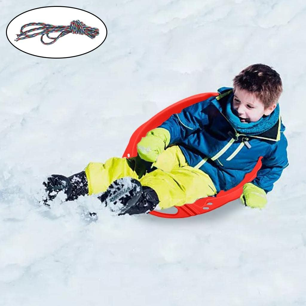 Generic Heavy Duty Snow Sled - Winter Snow Sledge Toboggan Winter Toy for Kids and Adults image number 3