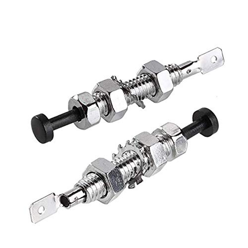 2 Pack Quick Release Latch Universal 2.44In/62Mm Diameter Universal Aluminum Alloy Push Button Quick Latch Hood Pins Lock Clip Kit for Auto Car Hood Pins Lock (2 Pack-Black Pro)