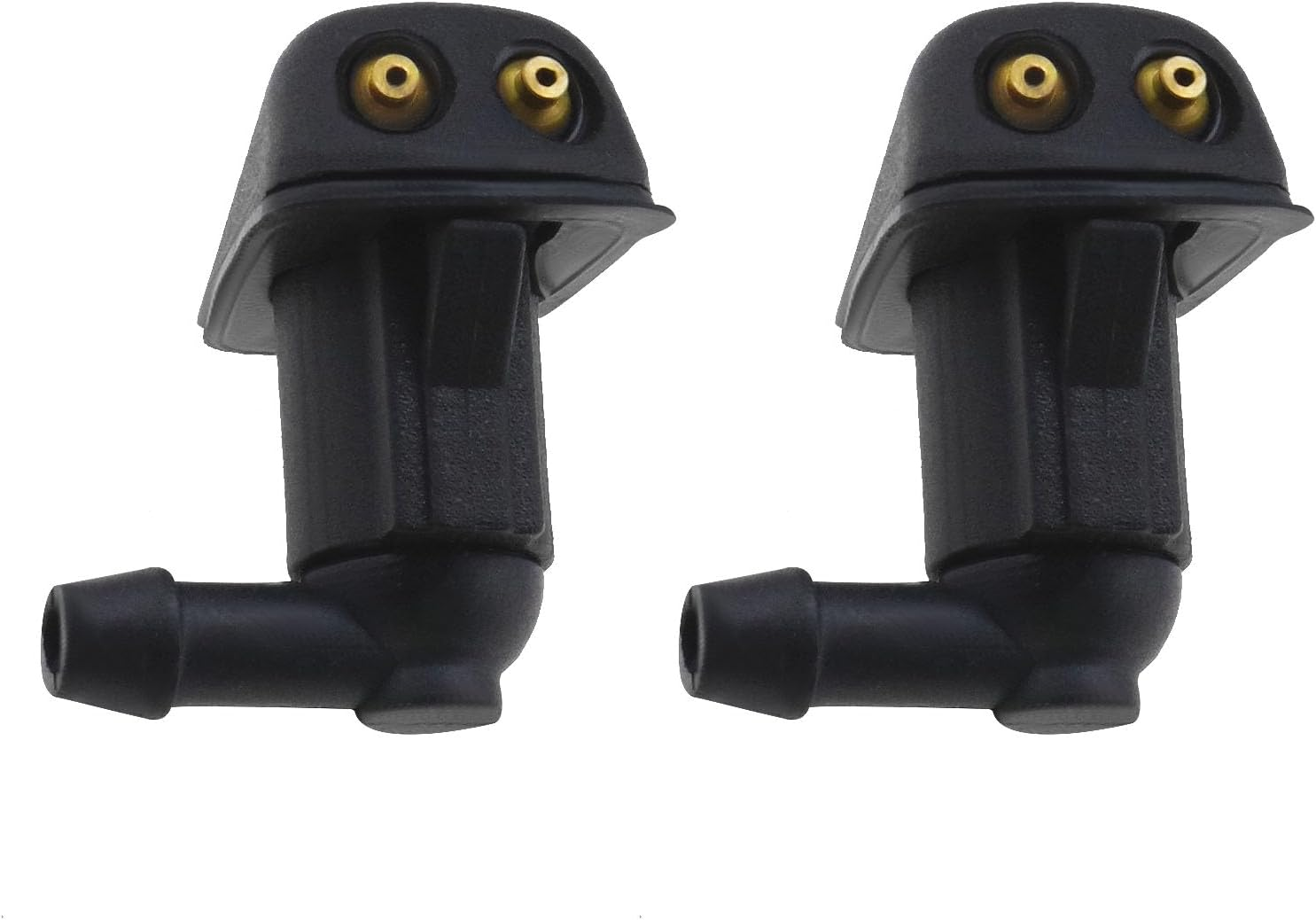 Ecsing 2PCS Windscreen Washer Nozzle Jet Spray Replacement Compatible with Carina Carolla Rav4 Yaris Echo Mr2 8538117040 8538120070 8538133010