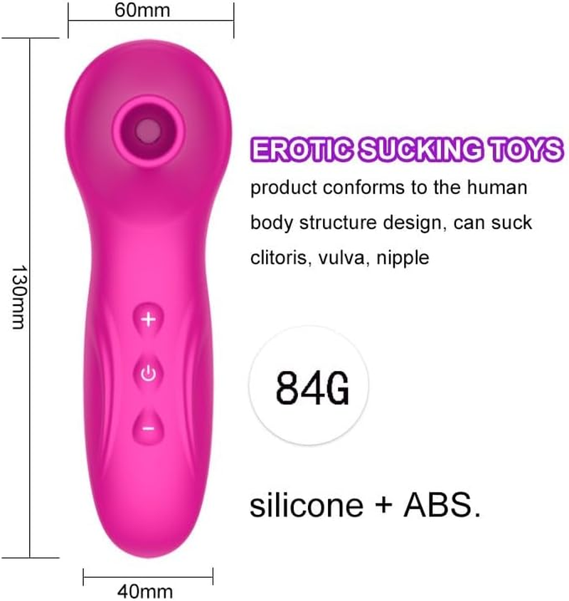 Sex Toy for Woman,Rechargeable Sucking Vibrator for Women,Waterproof, with 10 Frequencies, Vibrator Adult Sex Toys for Clitoral Sucking Stimulation image number 6