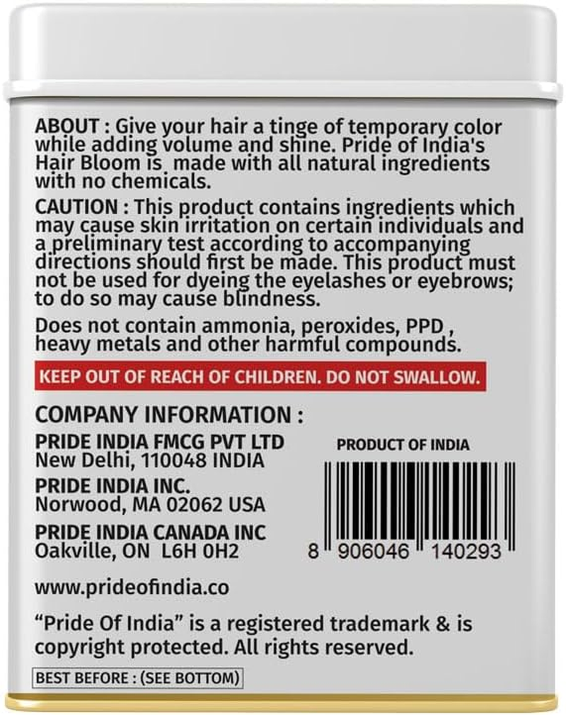 Hair Bloom Natural Red Hair Color- Henna W/Mixed Himalayan Herbs Hair Color Powder- 12 Individual Sachets (10 Gm Each)- Reusable Brush & Tray Included- Shiny & Smooth by Pride of India image number 4