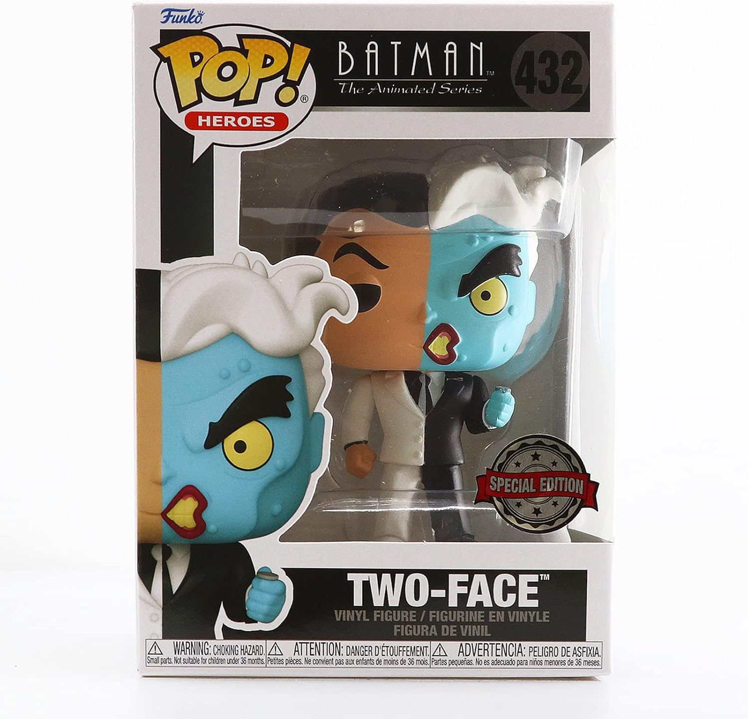 Funko Pop! Batman: the Animated Series - Two-Face Vinyl Figure, 10 Cm Height image number 2
