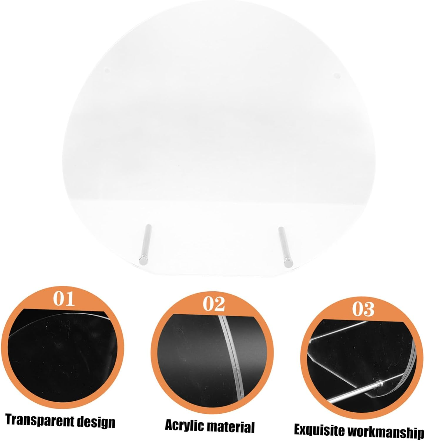 DEARMAMY Acrylic Mask Stand Display Rack 26X24Cm Face Mask Holder Organizer for Beauty Shops and Skincare Storage